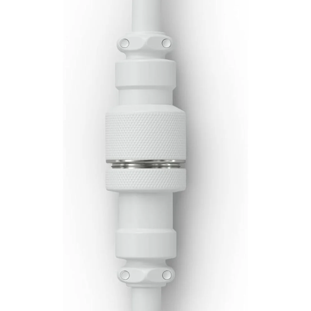 White Coiled USB-C Cable